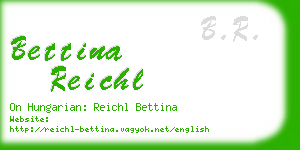 bettina reichl business card